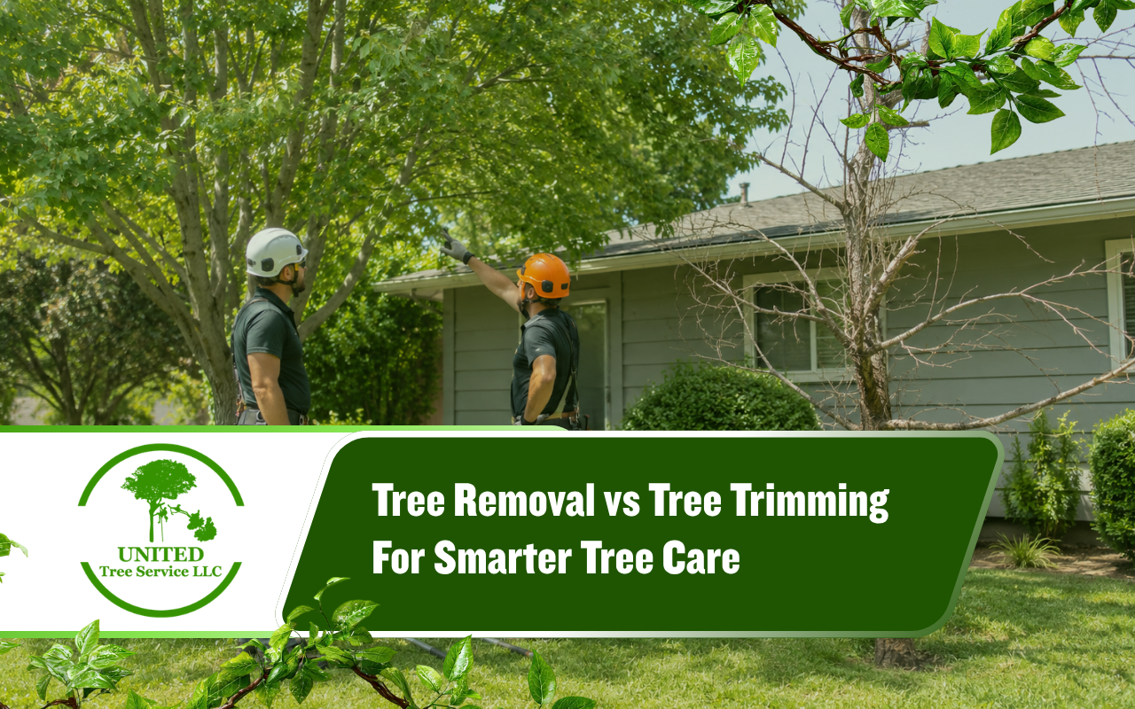 Tree removal vs tree trimming guide for a safer yard